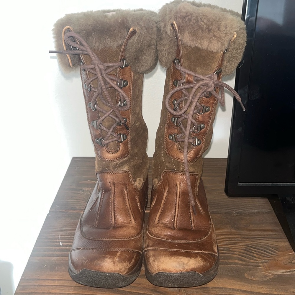 Dansko Brown tall leather boots size 39